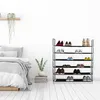 relaxdays Schuhregal mit Stoffebenen 1 m Produktbild-Vorschau 5
