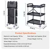 VEVOR Servierwagen 107x17x39cm Abräumwagen 74,8kg Produktbild-Vorschau 8