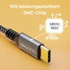 deleyCON 3,0m USB-C auf 3,5mm Audio AUX Kabel Adapter - USB Produktbild-Vorschau 7