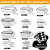 Frischhaltedose 34er Vorratsdosen mit Deckel Luftdicht Produktbild-Vorschau 4