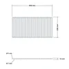 Edestahl Grillrost 65x33cm aus europäischem Edelstahl, Produktbild-Vorschau 4