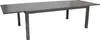 Großer Gartentisch Ausziehtisch Glas/Aluminium grau Produktbild-Vorschau 1