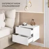 WOLTU Nachttisch hängend, mit Schubladen, Nachtschrank, Produktbild-Vorschau 6