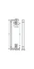Duschtürgriff AXOR UNIVERSAL 444mm chrom chrom Produktbild-Vorschau 3