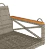 Houpací lavice šedá 109 x 62 x 40 cm polyratan Náhled obrázku produktu 7