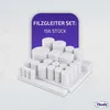 Filzgleiter 156 St Selbstklebend Set Möbelgleiter Filz Rund Produktbild-Vorschau 2