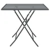 vidaXL 5 tlg. Garten Essgruppe Streckgitter Anthrazit - Produktbild-Vorschau 6