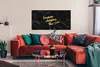 MuchoWow® Poster Zitate - Sonne - Gold - Marmor 120x60 cm - Produktbild-Vorschau 2