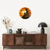 Wanduhr - Rund - Glasuhr - tempel buddha - 40x40cm - Produktbild-Vorschau 7