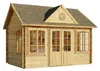 Alpholz Gartenhaus Clockhouse-28 aus Holz in Naturbelassen Produktbild-Vorschau 9