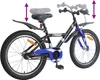 vidaXL Kinderfahrrad 18 Zoll für 5-7 Jahre alt Schwarz Produktbild-Vorschau 6