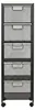 Carrello Relaxdays, 5 cassetti, metallo, A x L x P: 98 x 20 Anteprima dell’immagine prodotto 8