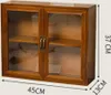 360Home Haushalt Holz Vintage Schrank Schaukasten Produktbild-Vorschau 4