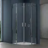 doporro Duschkabine 90x90 viertelkreis Dusche Produktbild-Vorschau 1