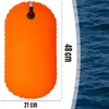Aufblasbare Schwimmboje Sicherheitsboje 48cm Orange – Hohe Produktbild-Vorschau 5