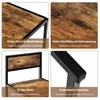 COSTWAY 3 pcs. Bar de cuisine Table haute avec 2 chaises de Voir les images du produit 6