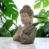 Kunststein Garten-Figur Buddha 24 x 33cm Dekofigur Skulptur Produktbild-Vorschau 6
