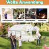 UISEBRT 4x6m Premium Party Tent Pavilion with side parts, Voir les images du produit 2