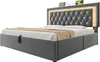 Lit rembourré 160x200 cm Lit double avec bande LED Voir les images du produit 11