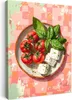 MuchoWow® - Leinwandbilder - Salat - Tomaten - Sommerlich - Produktbild-Vorschau 1