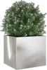 vidaXL Srebrna donica 32x30x29 cm ze stali nierdzewnej Podgląd zdjęcia produktu 4