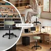 Theo&Cleo Rollhocker höhenverstellbar Drehhocker mit Rollen Produktbild-Vorschau 3