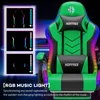 Fotel gamingowy Hoffree z podświetleniem LED RGB i Podgląd zdjęcia produktu 5