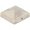 vidaXL Capuchons de poteau 6 pcs. Pyramide en acier Voir les images du produit 1