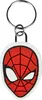 A close-up of a Spiderman-themed keychain. Produktbild-Vorschau