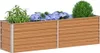 A raised garden bed with plants. Voir les images du produit