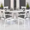 Beautissu Set di 4 cuscini per sedia 40x40 con nastri Lea, Anteprima dell’immagine prodotto 5