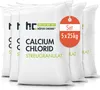 5x 25 kg Calciumchlorid Streugranulat & Entfeuchtergranulat Produktbild-Vorschau 1