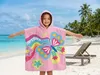 FEBE Badeponcho Kinder Schmetterling Muster Badetuch Mit Produktbild-Vorschau 7