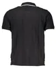 Elegantes schwarzes Herren-Poloshirt mit Kontrastdetails Produktbild-Vorschau 2