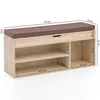 Schuhbank WL5.344 mit Sitzfläche Garderoben-Bank Holz Produktbild-Vorschau 4