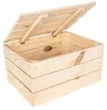Creative Deco Natuurlijke Houten Doos met Groot Deksel, 40 Productafbeelding-voorbeeld 1