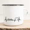 Huuraa Emaille Tasse Görlitz Geschenk Kaffeebecher Vintage Produktbild-Vorschau 1