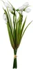 Schneeglöckchenbund Weiß 5 Stiele 30 cm - Kunstblumen Produktbild-Vorschau 2