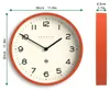 Newgate Number Four Echo - Orologio da parete - Arancia Anteprima dell’immagine prodotto 3