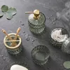 UnboxG 5-delige badkameraccessoireset, groen glas met Productafbeelding-voorbeeld 2