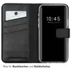 Selencia Echtleder Klapphülle iPhone 12 (Pro) - Schwarz Produktbild-Vorschau 3