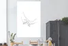 MuchoWow® Poster Hände - Linienkunst - Beziehung 120x180 cm Produktbild-Vorschau 2