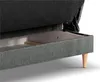 xonox.home Bono Schlafsofa 3 Sitzer grau B/H/T: 199x91x91cm Produktbild-Vorschau 2