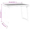 vidaXL Campingtisch Anthrazit 79x56x64 cm PP Holzoptik -  Produktbild-Vorschau 7