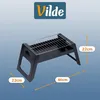 Vilde | Barbecue à charbon pliable - 46x22x22 cm - Mini Voir les images du produit 5