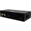 The back panel of a black digital set-top box is shown against a white background. Produktbild-Vorschau