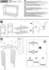 Assembly instructions for a wooden shelf unit. Produktbild-Vorschau