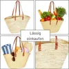 Cestal Lang - Korbtasche Strandtasche 55cm aus Palmblatt & Produktbild-Vorschau 4