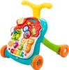 A colorful baby walker with various interactive toys and a piano. Náhľad obrázku produktu