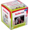 FISCHER Hmoždinky DuoPower 6x50 S s vrutem (50KS) Náhled obrázku produktu 1